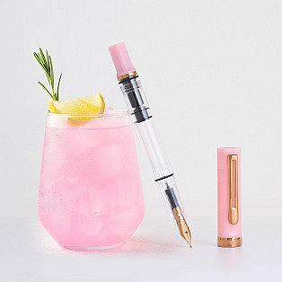 TWSBI Eco Pink Lemonade with Bronze Fountain pen