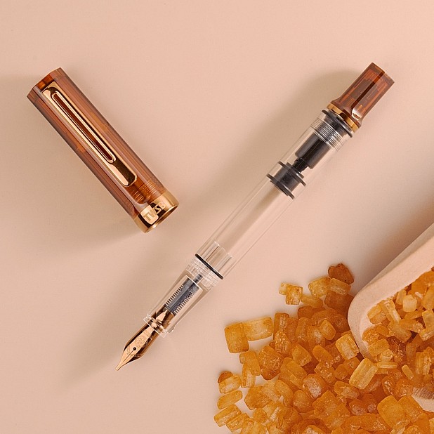 TWSBI Eco Rootbeer with Bronze Caneta de Tinta Permanente