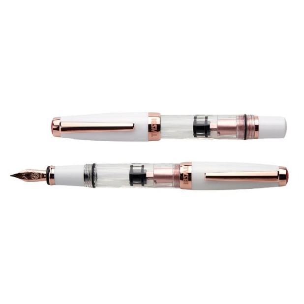 TWSBI Diamond Mini White RG II Caneta de Tinta Permanente