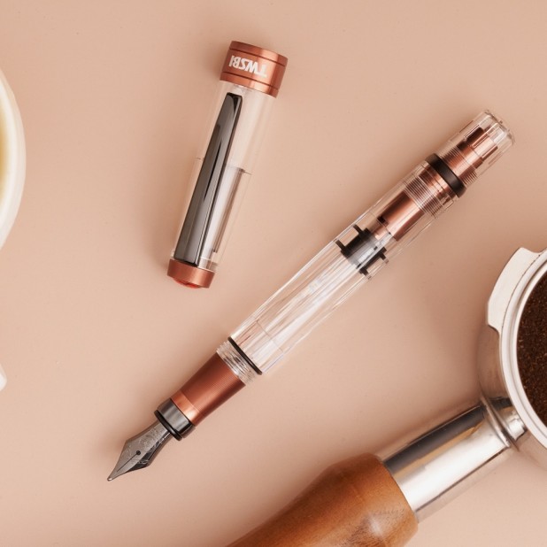TWSBI Diamond 580 AL R Affogato with Onyx Plumo Estilográfica