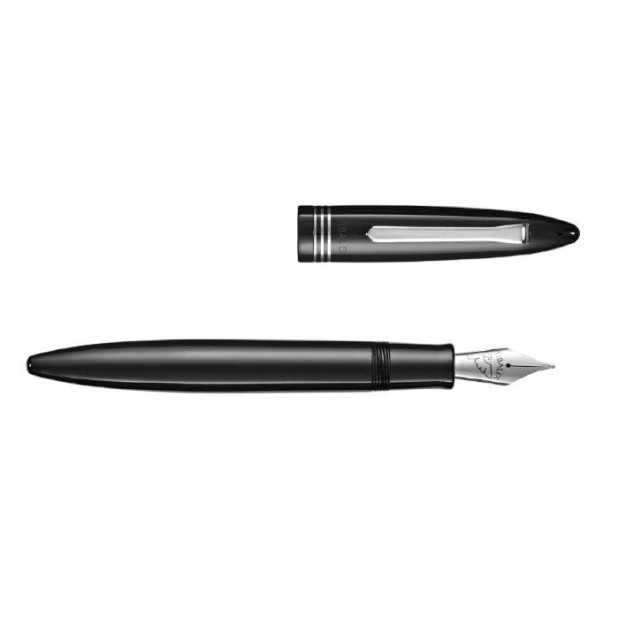 Tibaldi Bononia Rich Black Fountain pen