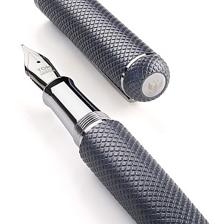 Tom Hessin Charles 1870 Gherkin Collection Monument Grey Fountain pen