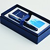 Tom Hessin Charles Collection Signature Blue Stylo Plume