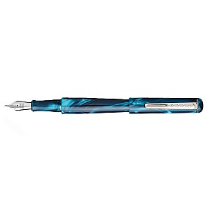 Tom Hessin Charles Collection Thames Blue Stylo Plume