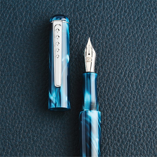 Tom Hessin Charles Collection Thames Blue Vulpen
