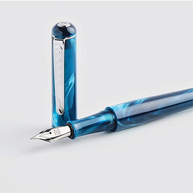 Tom Hessin Charles Collection Thames Blue Vulpen