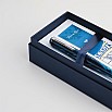 Tom Hessin Charles Collection Thames Blue Stylo Plume