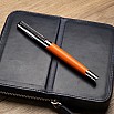 S.T. Dupont Défi Millennium Silver and Matt Orange Fountain pen
