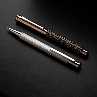Otto Hutt Design 04 Wave Black Rose Gold Fountain pen