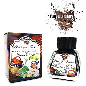 Van Dieman's Birds Of A Feather - Mandarin Duck Breast Shimmering 30ml Ink Bottle