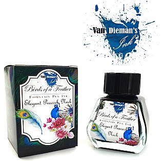 Van Dieman's Birds Of A Feather - Elegant Peacock Neck 30ml Bouteille d'encre