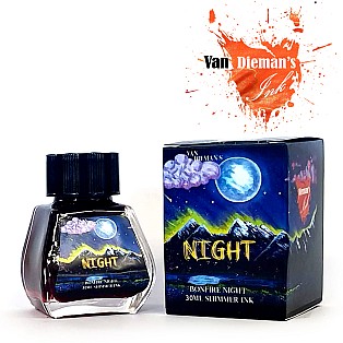 Van Dieman's Night - Bonfire Night Shimmering 30ml Ink Bottle