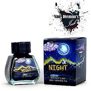 Van Dieman's Night - Moonlit Lake Shimmering 30ml Ink Bottle