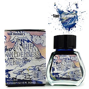 Van Dieman's Wilderness - Azure Kingfisher Shimmering 30ml Ink Bottle