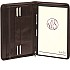 Van der Spek Luigi Raphael 388 A4 Writing Case (Brown/Black)