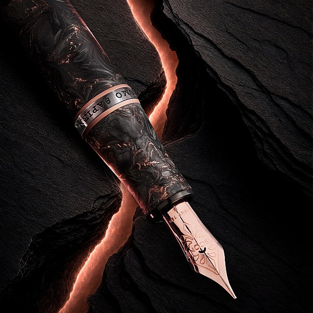 Stylo plume Visconti Homo Sapiens Carbon Rose édition limitée