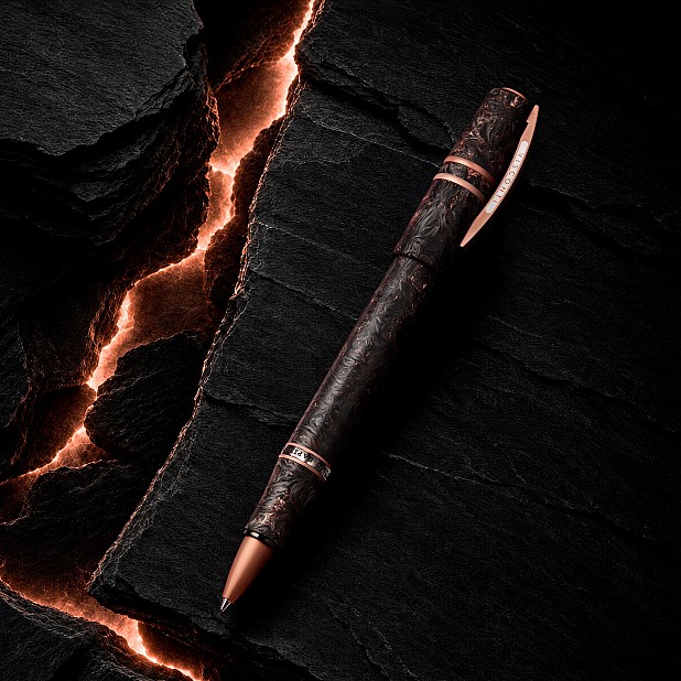 Stylo roller Visconti Homo Sapiens Carbon Rose édition limitée