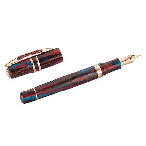 Visconti Homo Sapiens Legacy Blue and Red Celluloid LE Fountain pen