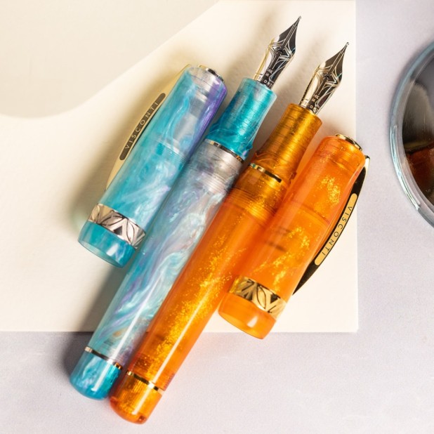 Visconti Kaleido Fire Opal GT Plumo Estilográfica