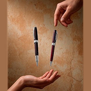 Visconti Michelangelo Translucent Red Esferográfica