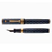 Wahl Eversharp Decoband Ebonite Blue GT Fountain pen