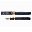 Wahl Eversharp Decoband Ebonite Blue GT Fountain pen