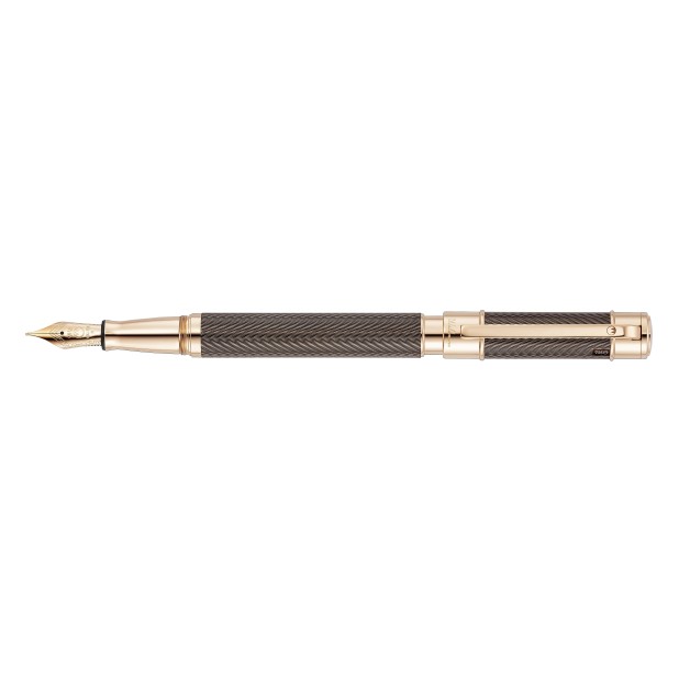 Waldmann Commander 25 Brown Rose Gold Limited Edition Pióro Wieczne