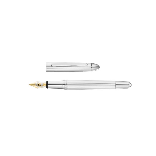 Waldmann Pocket Silver Caneta de Tinta Permanente