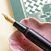 Wancher Dream Pen Aizu Urushi Tamamushi-nuri Midori Fountain Pen