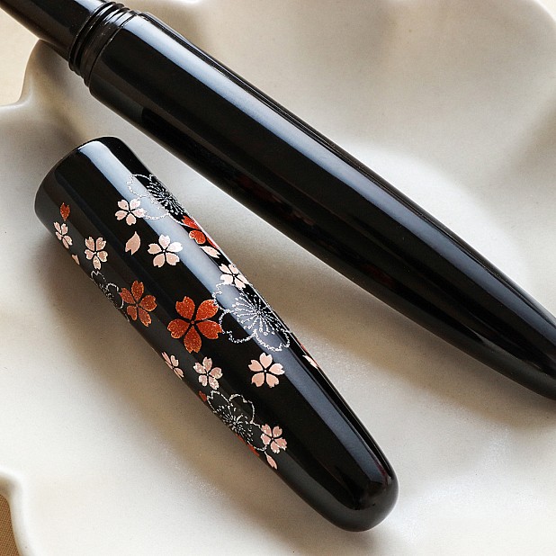 Wancher Dream Pen Echizen Urushi Omoide Sakura Fountain Pen