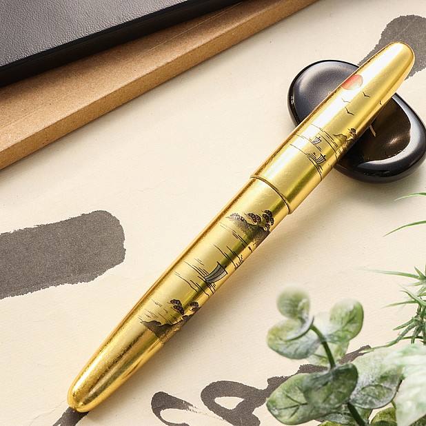 Wancher Dream Pen Rising Sun Maki-e Sansui Caneta de Tinta Permanente