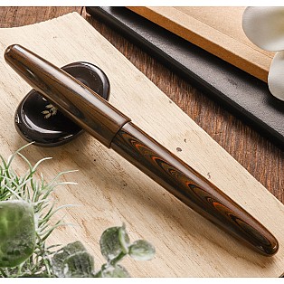 Wancher Dream Pen True Ebonite Marble Brown Fountain Pen