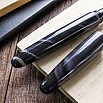 Wancher Dream Pen True Ebonite Marble Purple Gray Caneta de Tinta Permanente