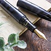 Wancher Dream Pen True Ebonite Marble Purple Gray Caneta de Tinta Permanente