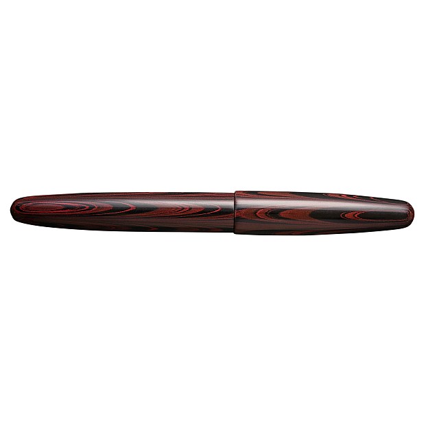 Wancher Dream Pen True Ebonite Marble Red Plumo Estilográfica