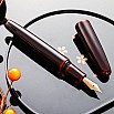 Wancher Dream Pen True Urushi Kuro Tamenuri Reservoarpenna