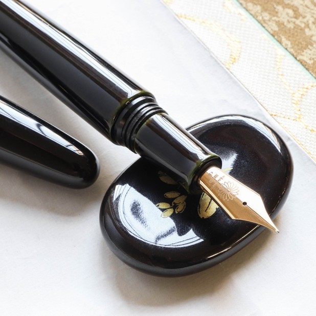 Wancher Dream Pen True Urushi Midori Tamenuri Fountain Pen