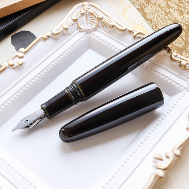 Wancher Dream Pen True Urushi Midori Tamenuri Fountain Pen