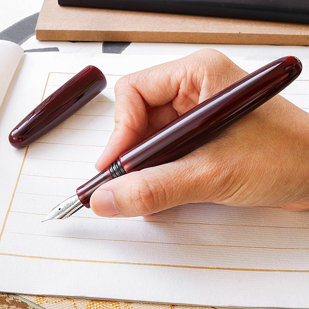 Wancher Dream Pen True Urushi Aka Tamenuri Stylo Plume