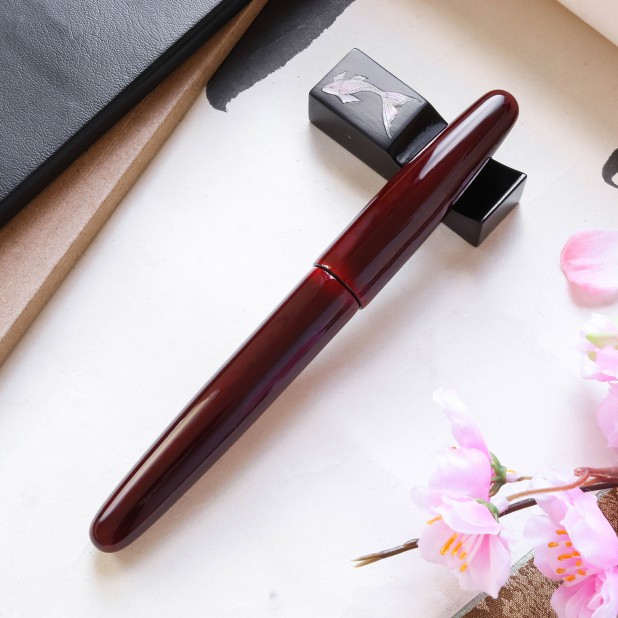 Wancher Dream Pen True Urushi Aka Tamenuri Stylo Plume