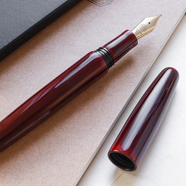 Wancher Dream Pen True Urushi Aka Tamenuri Stylo Plume