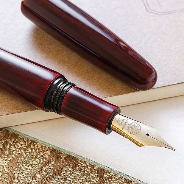 Wancher Dream Pen True Urushi Aka Tamenuri Stylo Plume