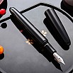 Wancher Dream Pen True Urushi Black Plumo Estilográfica