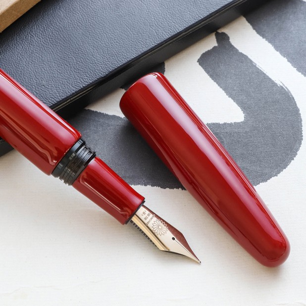 Wancher Dream Pen True Urushi Red Plumo Estilográfica