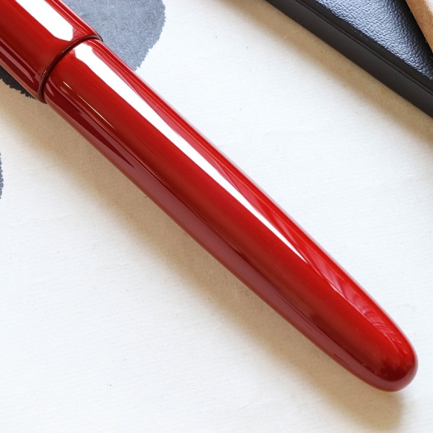 Wancher Dream Pen True Urushi Red Plumo Estilográfica