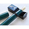 Wancher Mine Ebonite Marble Green Stylo Plume