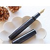Wancher Mine Ebonite Marble Purple Gray Fountain Pen