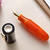 Wancher PoChaCo Black Orange Chocolate GT Eyedropper Stylo Plume