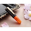 Wancher PuChiCo Black Orange Chocolate GT Fountain Pen