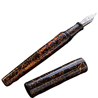 Wancher Sekai Saihi Urushi Kuro-age Original Fountain Pen